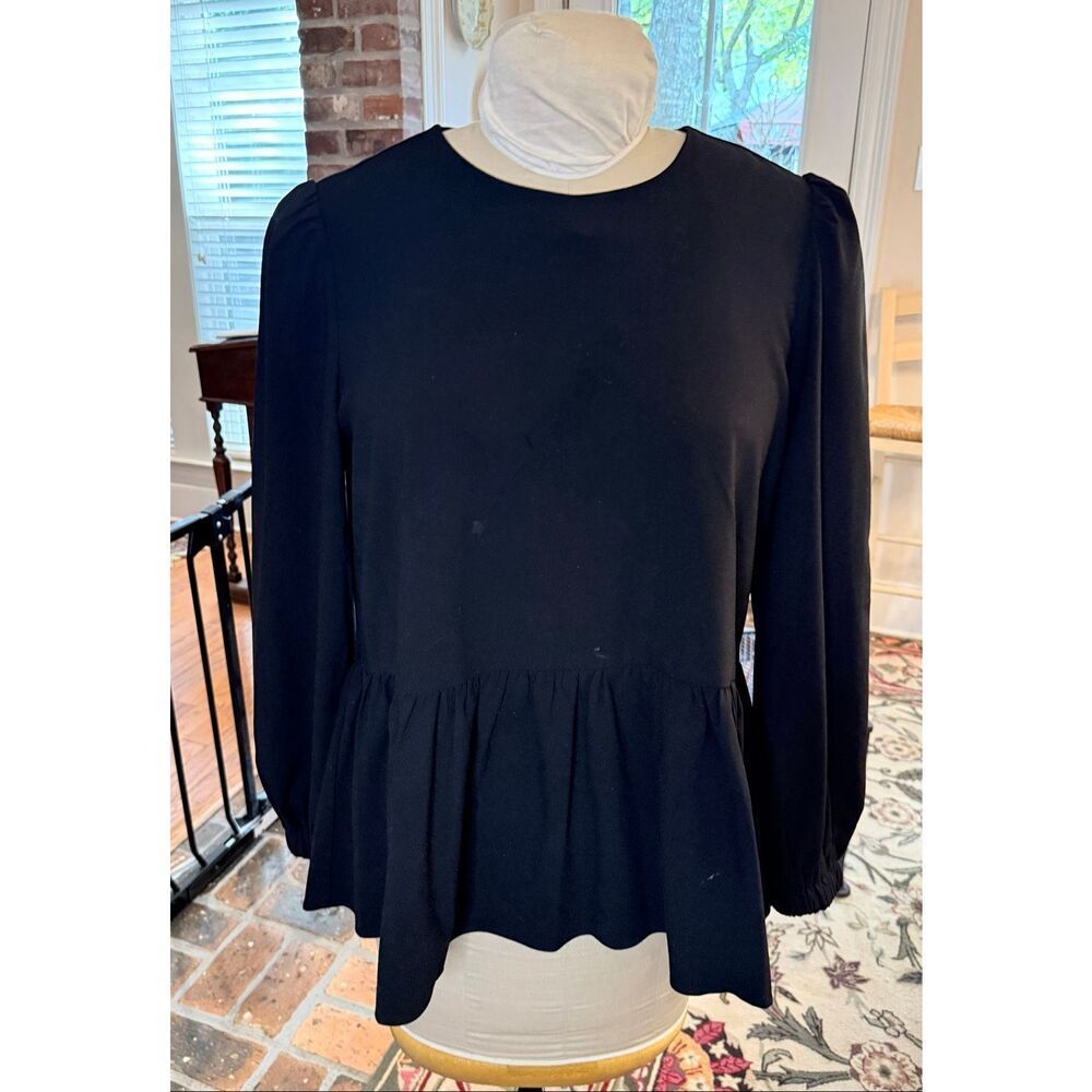 Pomander Place Tuckernuck Carlotta Blouse Black Medium
